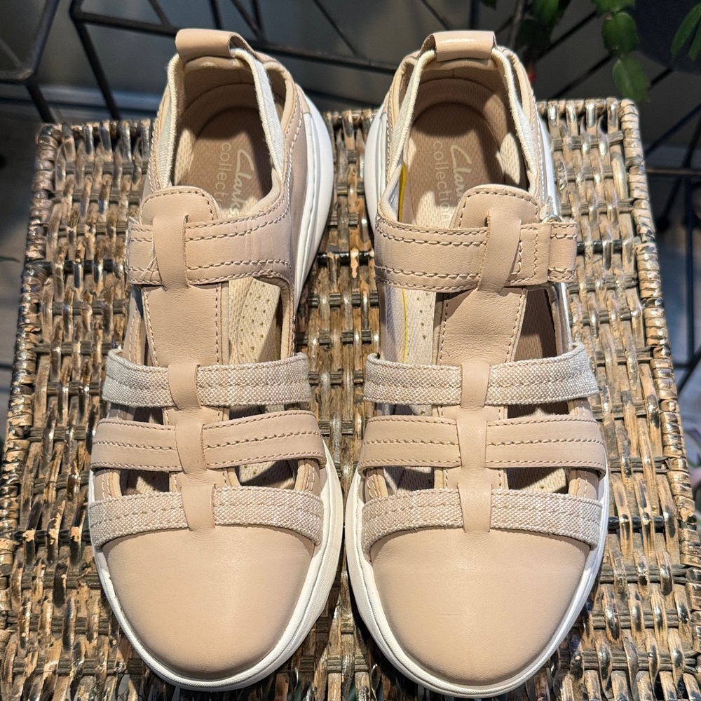 Clark’s Collection Teagan Step Sand Leather‎ women’s size 11